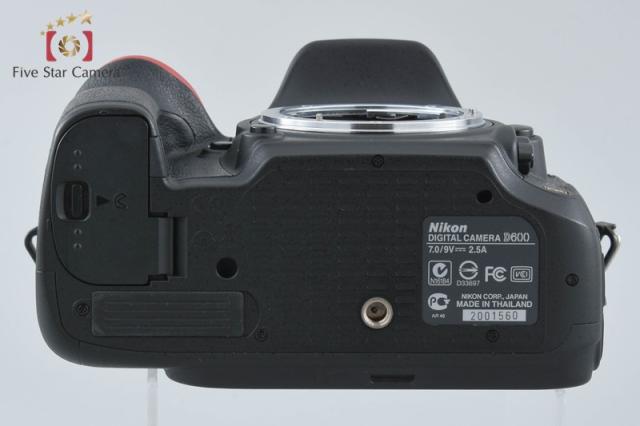 【中古】Nikon ニコン D600 デジタル一眼二眼レフ写真器