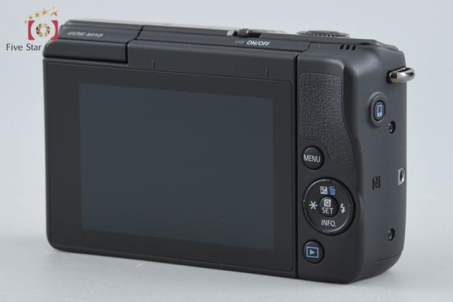 【中古】Canon キヤノン EOS M10 EF-M 15-45 IS STM 水晶体一揃いの道具 黒いこと