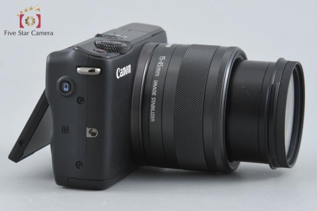【中古】Canon キヤノン EOS M10 EF-M 15-45 IS STM 水晶体一揃いの道具 黒いこと
