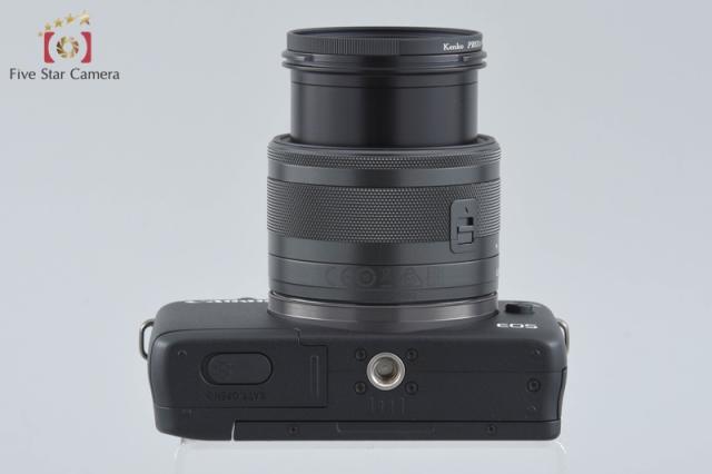 【中古】Canon キヤノン EOS M10 EF-M 15-45 IS STM 水晶体一揃いの道具 黒いこと