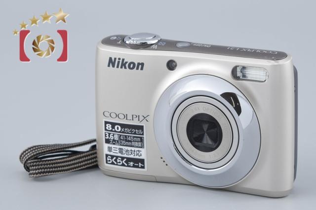 【中古】Nikon ニコン COOLPIX L21 シルバー コンパクトデジタルカメラ