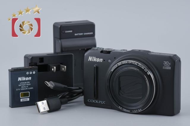 【中古】Nikon ニコン COOLPIX S9700 プレシャスブラック コンパクトデジタルカメラ