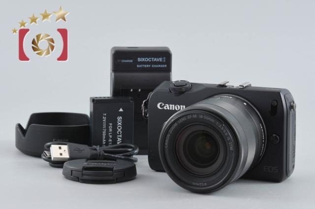 【中古】Canon キヤノン EOS M EF-M 18-55 IS STM レンズキット ブラック