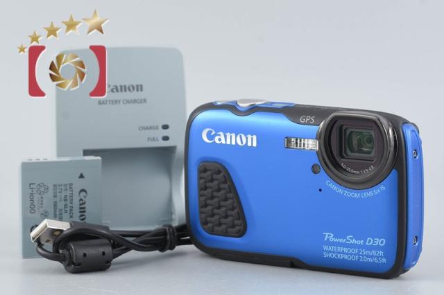 【中古】Canon キヤノン PowerShot D30 コンパクトデジタルカメラ