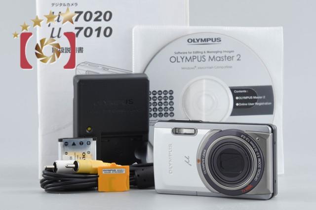 【中古】OLYMPUS オリンパス μ-7020 シルバー コンパクトデジタルカメラ