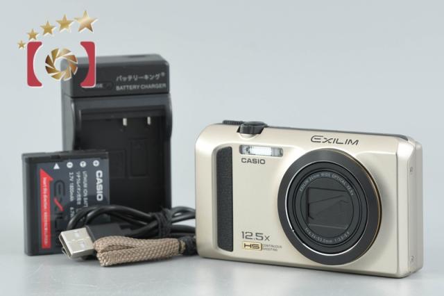 【中古】CASIO カシオ HIGH SPEED EXILIM EX-ZR300 ゴールド コンパクトデジタルカメラ