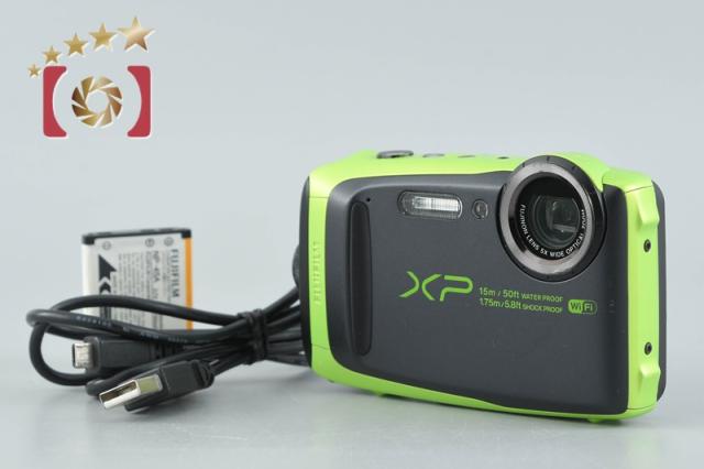 【中古】FUJIFILM 富士フイルム FINPIX XP90 ライム コンパクトデジタルカメラ