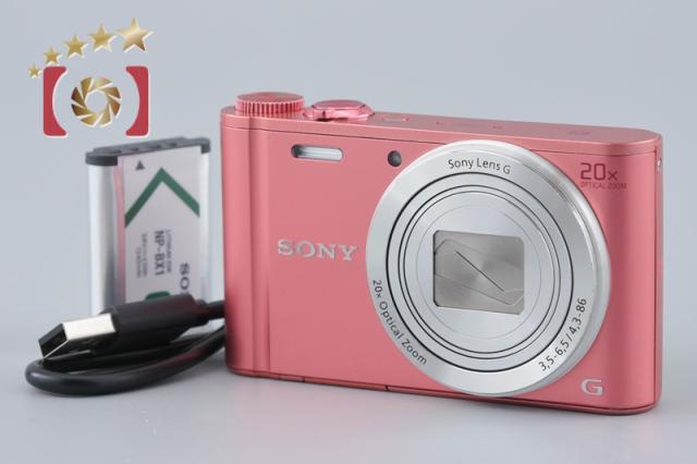 【中古】SONY ソニー Cyber-shot DSC-WX350 ピンク コンパクトデジタルカメラ 多言語対応