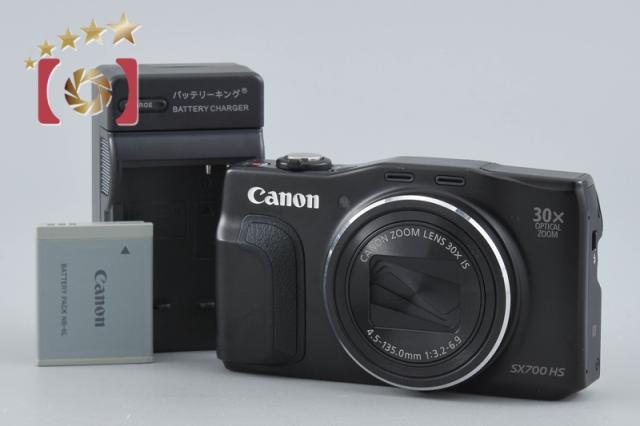 【中古】Canon キヤノン PowerShot SX700 HS 黒いこと コンパクトデジタルカメラ
