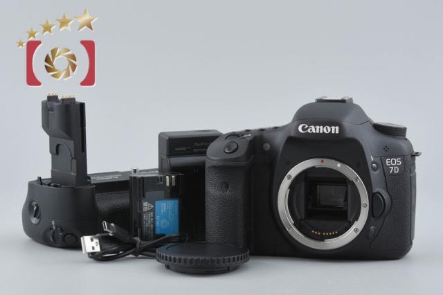 中古】Canon キヤノン EOS 7D + BG-E7 バッテリーグリップ