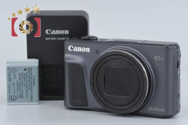 【中古】Canon キヤノン PowerShot SX720 HS 黒いこと コンパクトデジタルカメラ
