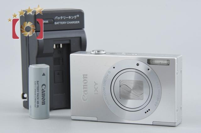 【中古】Canon キヤノン IXY 3 シルバー コンパクトデジタルカメラ