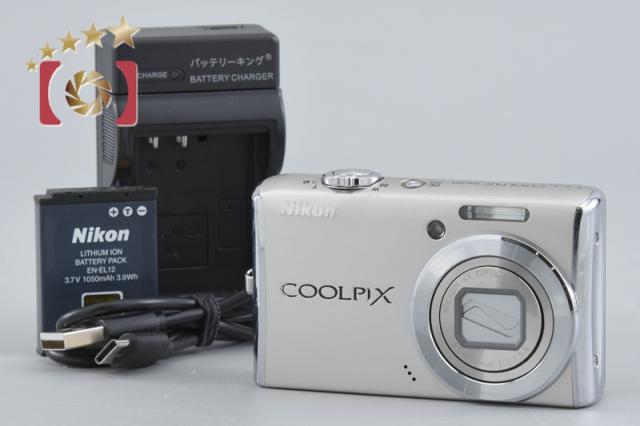 【中古】Nikon ニコン COOLPIX S620 シルバー コンパクトデジタルカメラ