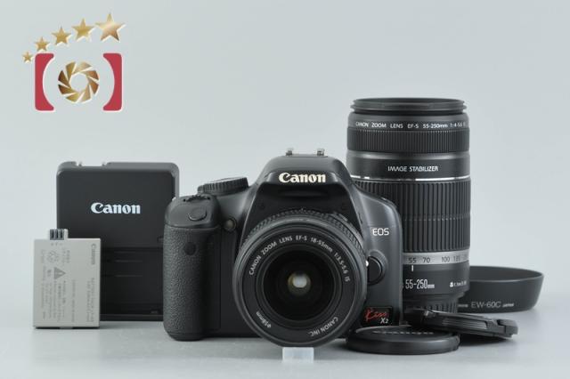 【中古】Canon キヤノン EOS Kiss X2 ダブルズームキット シャッター回数僅少