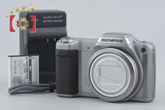 【中古】OLYMPUS オリンパス STYLUS SZ-15 シルバー コンパクトデジタルカメラ