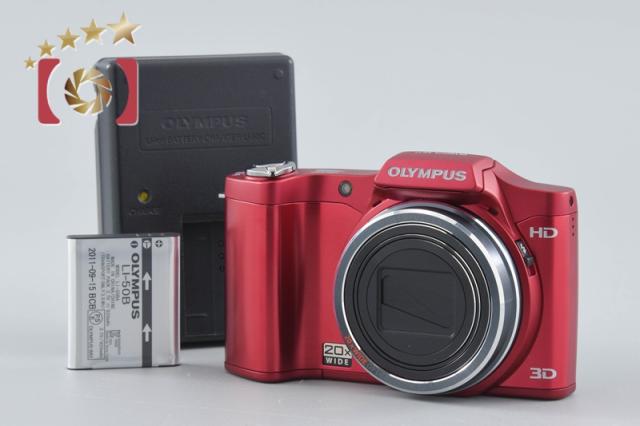 【中古】OLYMPUS オリンパス SZ-11 レッド コンパクトデジタルカメラ