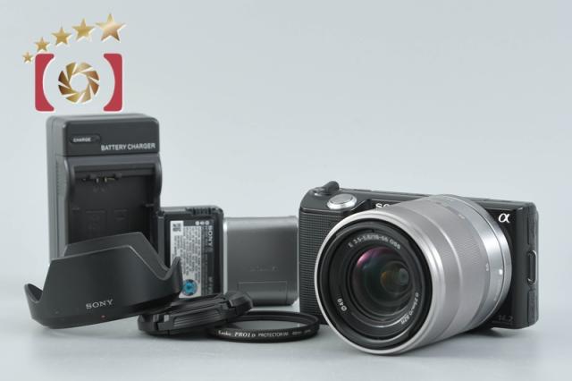 【中古】SONY ソニー α NEX-5 ズームレンズキット ブラック