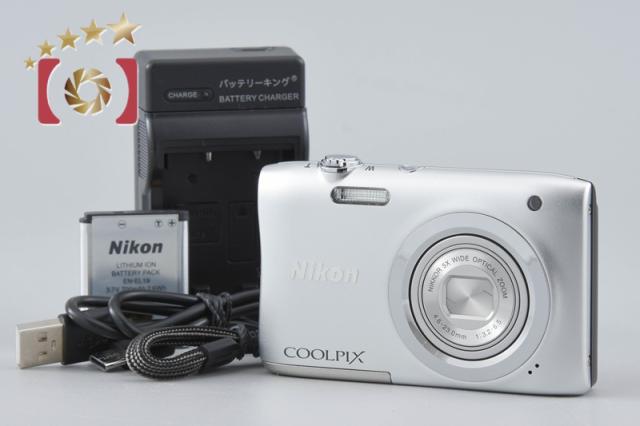 【中古】Nikon ニコン COOLPIX A100 シルバー コンパクトデジタルカメラ