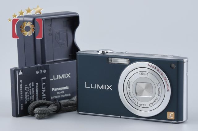 【中古】Panasonic パナソニック LUMIX DMC-FX33 コスモブルー コンパクトデジタルカメラ