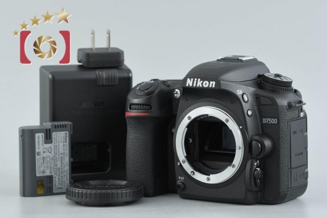 中古】Nikon ニコン D7500 デジタル一眼レフカメラ シャッター回数僅少 