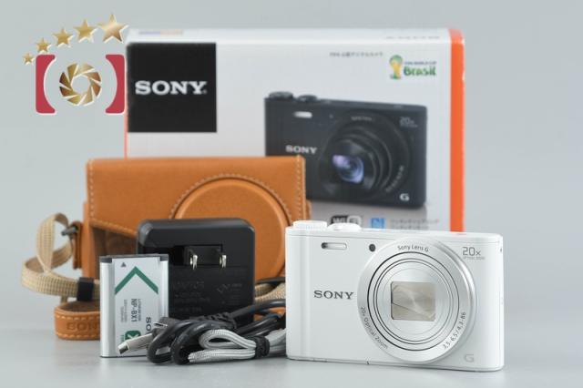 【中古】SONY ソニー Cyber-shot DSC-WX350 白いこと コンパクトデジタルカメラ 元箱付き添い人 多言語相応う