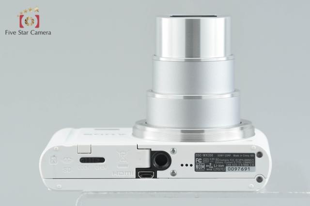 【中古】SONY ソニー Cyber-shot DSC-WX350 白いこと コンパクトデジタルカメラ 元箱付き添い人 多言語相応う