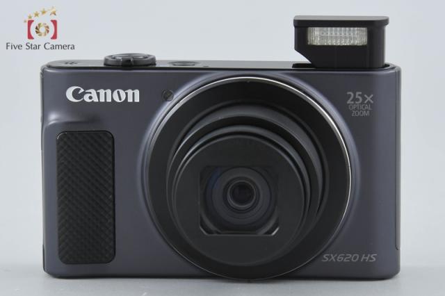 【中古】Canon キヤノン PowerShot SX620 HS 黒いこと コンパクトデジタルカメラ 元箱付き添い人