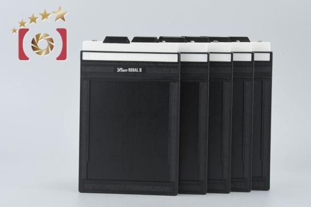 【中古】Lisco リスコ REGAL II 4x5 カットフィルムホルダー 5枚セット
