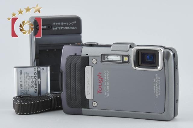 【中古】OLYMPUS オリンパス STYLUS TG-835 Tough シルバー 防水デジタルカメラ