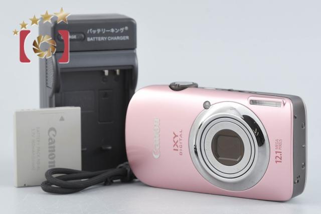 【中古】Canon キヤノン IXY Digital 510 IS ピンク コンパクトデジタルカメラ