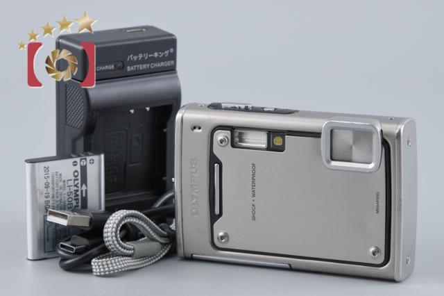 【中古】OLYMPUS オリンパス μ1030SW メタルシルバー コンパクトデジタルカメラ