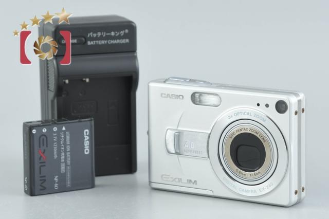 【中古】CASIO カシオ EXILIM EX-Z40 シルバー コンパクトデジタルカメラ