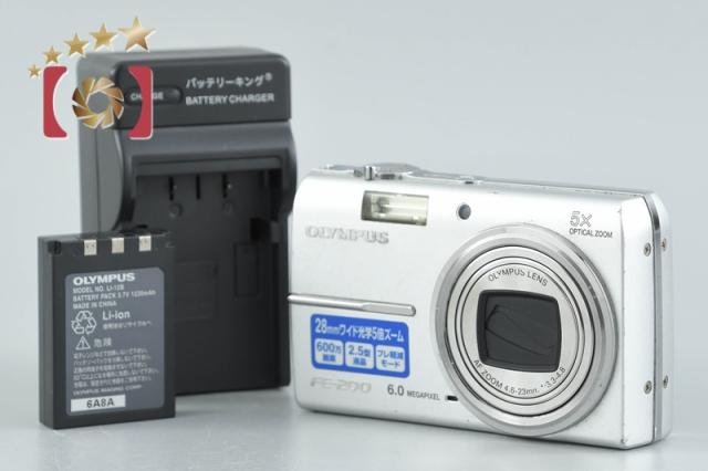 【中古】OLYMPUS オリンパス Camedia FE-200 シルバー コンパクトデジタルカメラ