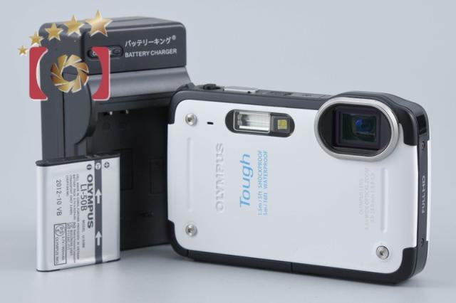 【中古】OLYMPUS オリンパス STYLUS TG-625 Tough ホワイト 防水デジタルカメラ