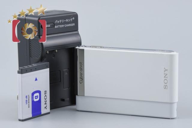 【中古】SONY ソニー Cyber-shot DSC-T90 ホワイト デジタルスチルカメラ