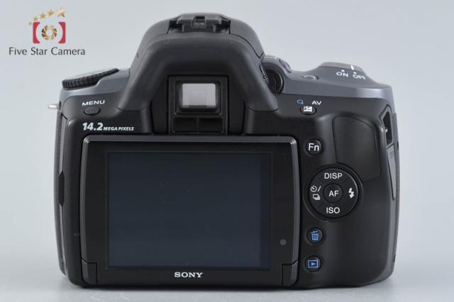 【中古】SONY ソニー α380 DSLR-A380 ダブルズームレンズキット シャッター回数僅少_2