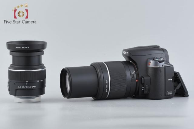【中古】SONY ソニー α380 DSLR-A380 ダブルズームレンズキット シャッター回数僅少_3