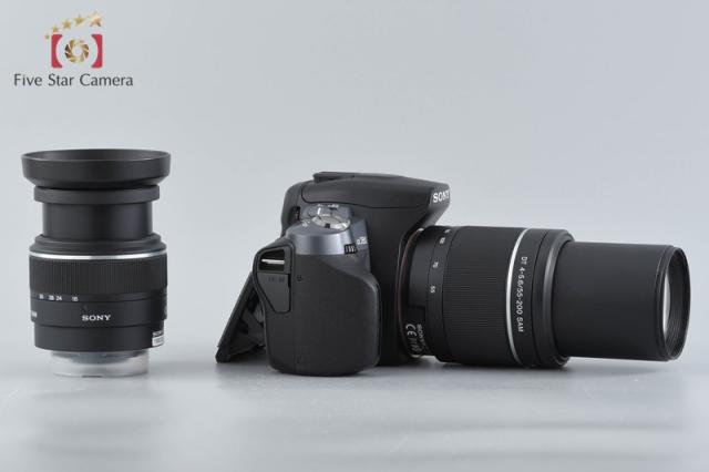 【中古】SONY ソニー α380 DSLR-A380 ダブルズームレンズキット シャッター回数僅少_4