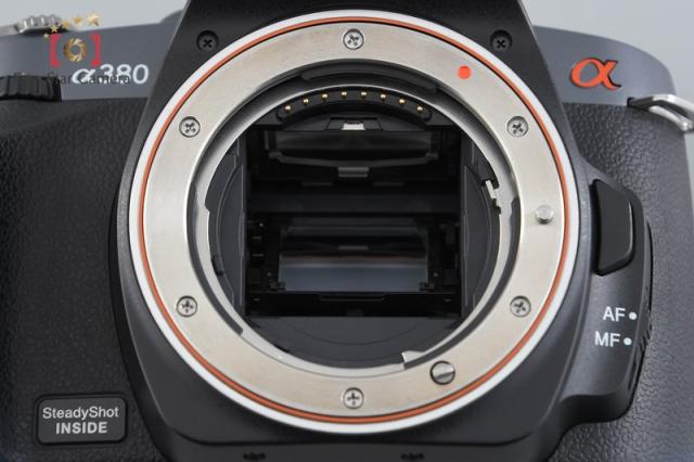 【中古】SONY ソニー α380 DSLR-A380 ダブルズームレンズキット シャッター回数僅少_7