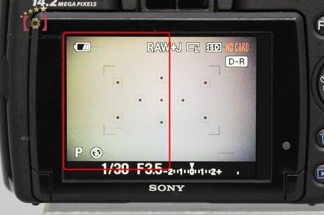 【中古】SONY ソニー α380 DSLR-A380 ダブルズームレンズキット シャッター回数僅少_10