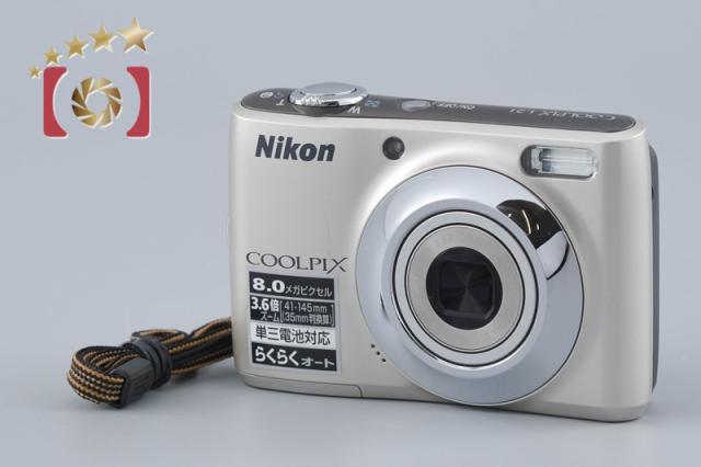 【中古】Nikon ニコン COOLPIX L21 シルバー コンパクトデジタルカメラ
