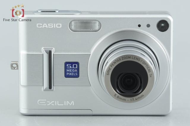 【中古】Casio カシオ EXILIM EX-Z55 シルバー コンパクトデジタルカメラ 元箱付き_1