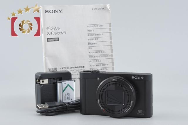 【中古】SONY ソニー Cyber-shot DSC-WX500 黒いこと デジタルスチルカメラ 多言語相応う