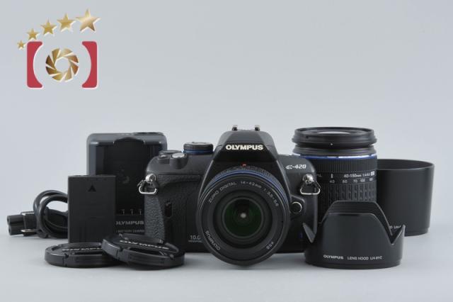 【中古】OLYMPUS オリンパス E-420 ダブルズームキット