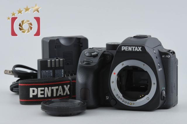 【中古】PENTAX ペンタックス K-70 黒いこと デジタル一眼二眼レフ写真器 シャッター出現率少ない