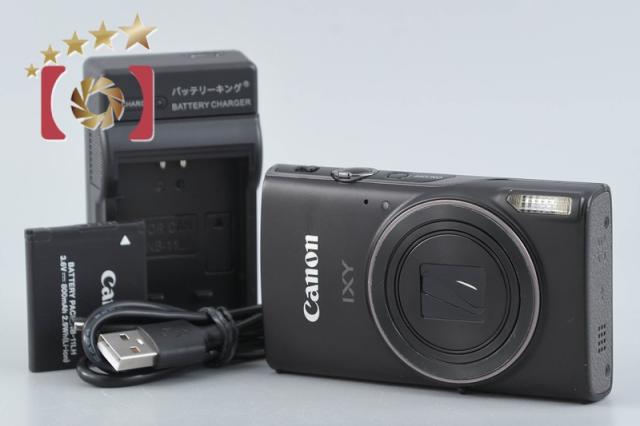 【中古】Canon キヤノン IXY 650 黒いこと コンパクトデジタルカメラ