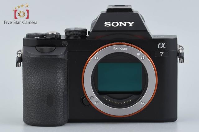 【中古】SONY ソニー α7 ILCE-7 鏡鑑受け答え一眼写真器 シャッター出現率少ない