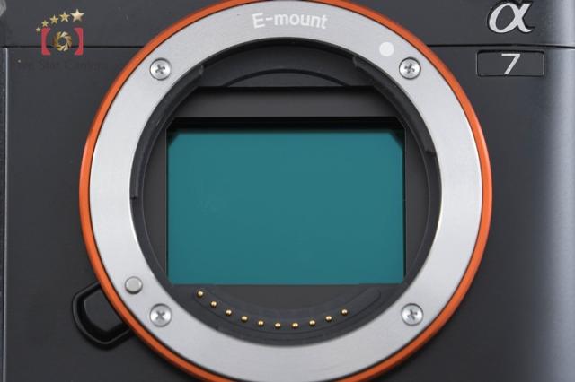 【中古】SONY ソニー α7 ILCE-7 鏡鑑受け答え一眼写真器 シャッター出現率少ない