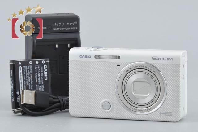 【中古】Casio カシオ HIGH SPEED EXILIM EX-ZR70 白いこと コンパクトデジタルカメラ