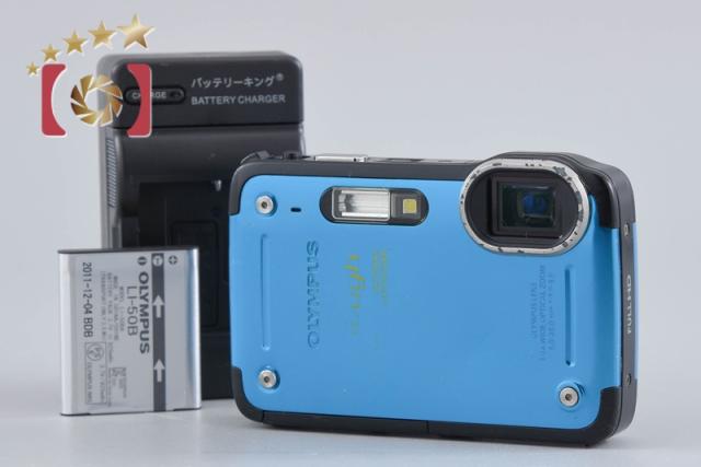 【中古】OLYMPUS オリンパス TOUGH TG-620 ブルー コンパクトデジタルカメラ シャッター回数僅少 13,528円